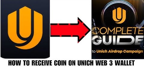 How to receive coin on UNICH WEB 3 WALLET