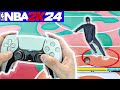 BEHIND THE BACK SPAM best DRIBBLE tutorial w/ HANDCAM in NBA 2K24