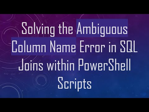 Solving the Ambiguous