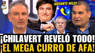 Chilavert revealed the entire AFA scam live on air and moved Milei to tears!