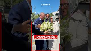 Cumhurbaşkanı Erdoğan, Ak Parti İl Başkanlığına Geldi