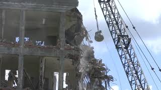 Neighbor celebrates recent progress at former St. Joe Hospital in Ottumwa