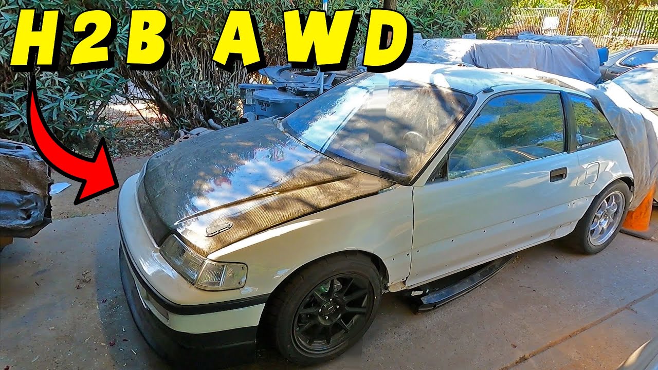 WHERE'S THE GIVEAWAY CAR?? H2B AWD 1988 CRX HF YouTube