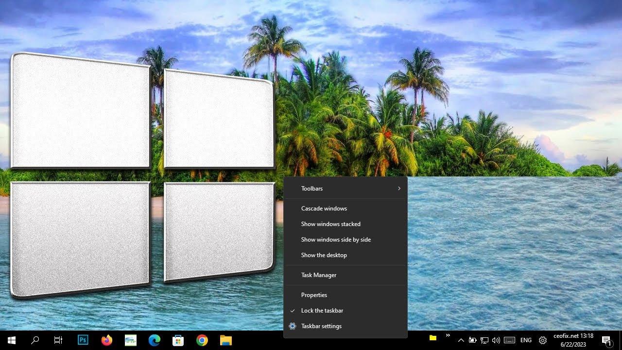 How To Add ToolBar To The Taskbar On Windows YouTube
