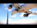 WOW Crazy Boeing 787 Landing at Dubai Airport