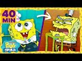 Bob Esponja | Momentos da Vida do Bob Esponja por 30 Minutos! | Bob Esponja em Português