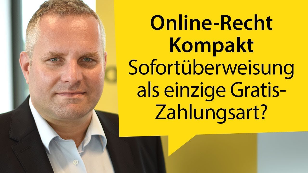 Update New Sofortüberweisung als einzige Gratis-Zahlungsart?