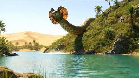 Part 10 - The Girl’s Survival Alone in the Wilderness | Giant Snake Attacks Monkeys In The Desert