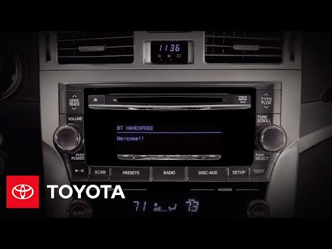 2011-2012 Avalon How-To: Bluetooth® Phone Pairing And Calling | Toyota