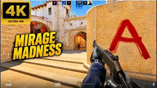 Insane Mirage Clutch | Counter-Strike 2 | 4K Gameplay