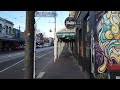 Melbourne 4k - Walking down Melbourne's Bohemian District Fitzroy