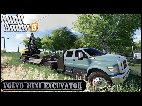 NEW RENTAL PROPERTY AND BUYING MINI VOLVO EXCAVATOR - Farming Simulator 19