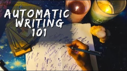 HOW TO DO AUTOMATIC WRITING SAFELY ✍🏾🌟💫- ACTUAL EXAMPLES, TIPS, & TRICKS!