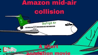 (Vídeo especial para @AjustRDev ) 1999 Amazon mid-air collision (mini filme animado)