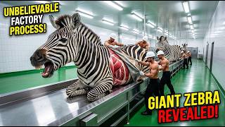 Inside a Burchell`s Zebra Maga Factory: From Nature to Premium Hide &amp; Elite Products