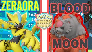 Zeraora and Bloodmoon in PVP • Pokemon Brick Bronze | Bronze Legacy