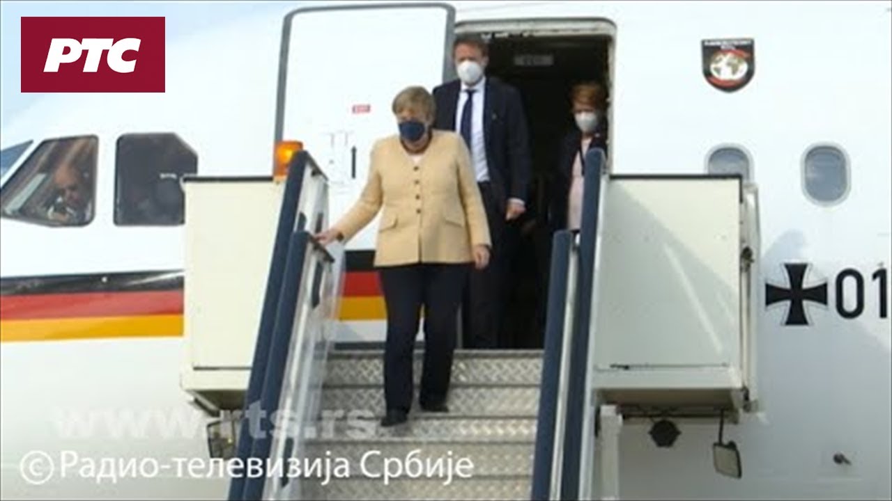 Mekrkelova sletela na Aerodrom "Nikola Tesla"