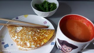 CARROT JUICE FRESHMILK EGG