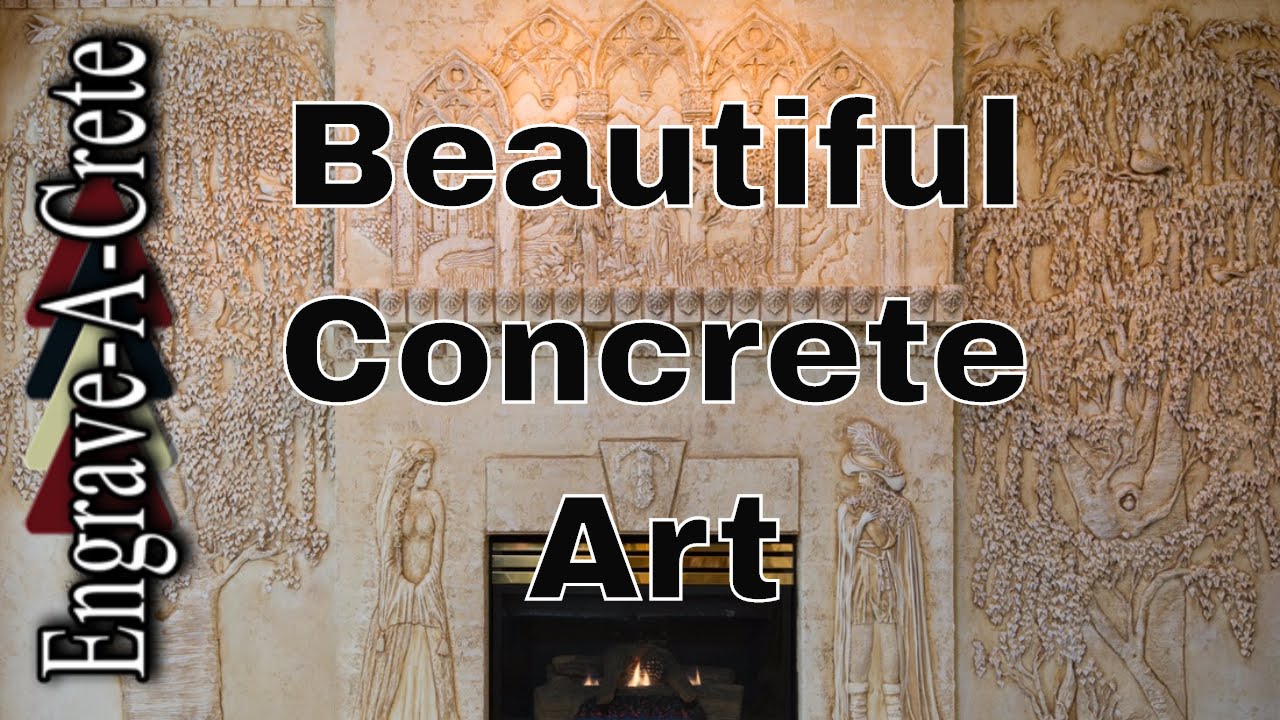 Beautiful Concrete Art - YouTube