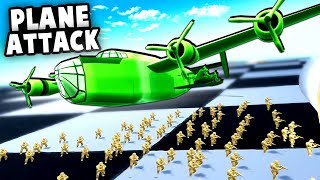 Amazing BOMBER PLANE Attack!  Paratrooper Drops! (Attack On Toys Part 2) screenshot 5