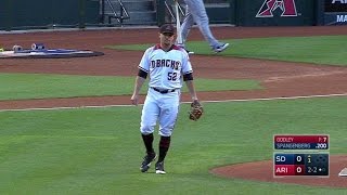 SD@ARI: Godley fans Spangenberg for first K of 2017