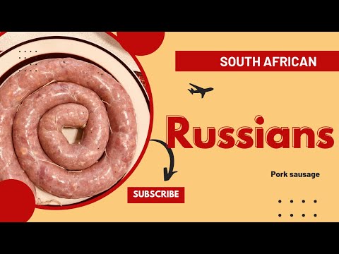 We made our own Russian sausage | Cooking vlog | USA | #southafricanyoutuber #traditional