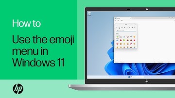 How to use the emoji menu on a Windows 11 device | Product Category | HP Support