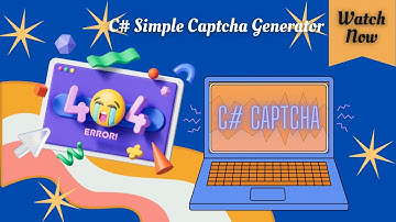 C# Captcha Tutorial For Beginner