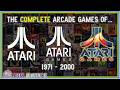 The Story and COMPLETE Arcade Games of ATARI: 1971-2000 SUPERCUT (Every Atari Arcade Game)