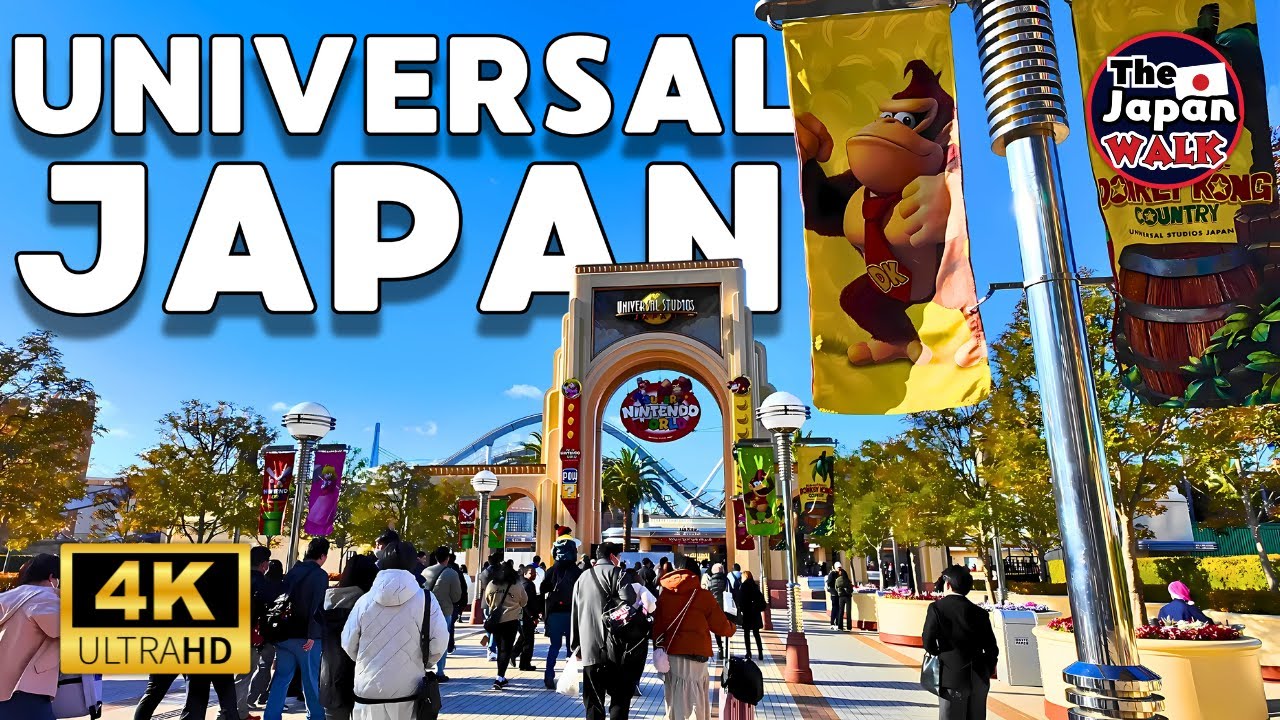Universal Studios Japan: Complete Tour 2025 | Donkey Kong Country | Walking Tour | 4K