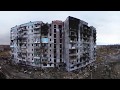 360° drone footage captures ruins of Donetsk airport and testimonies