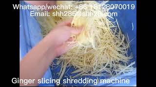 Ginger cutting machine shredding slicing machine garlic cutter vegetable cutting equipment