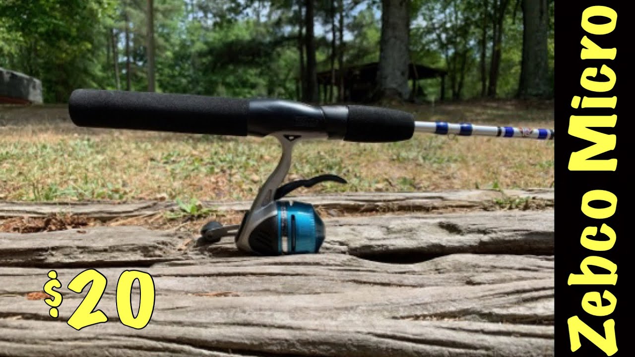 Zebco Fishing Rod And Reel Combo Review $20 