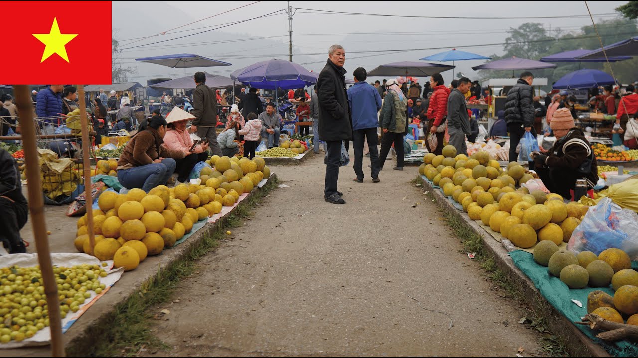 Скрытый рынок в Северном Вьетнаме 🇻🇳 | Настоящая сельская жизнь и местная еда