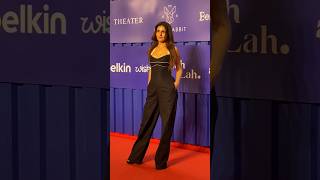 Chic #FatimaSanaShaikh shows up in her signature street style during #GustaakhIshq promotions🖤