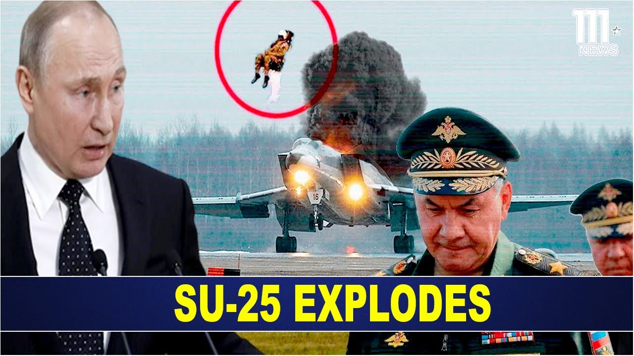 Just now! Su-25 is exploding - YouTube