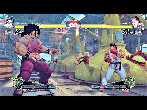 Hugo vs Ryu (Hardest AI) - Ultra Street Fighter IV