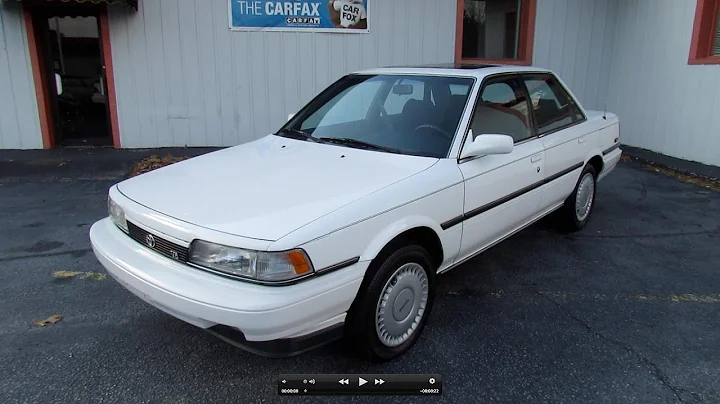1990 Toyota Camry LE V6 Start Up, Exhaust, In Depth Tour, and Test Drive