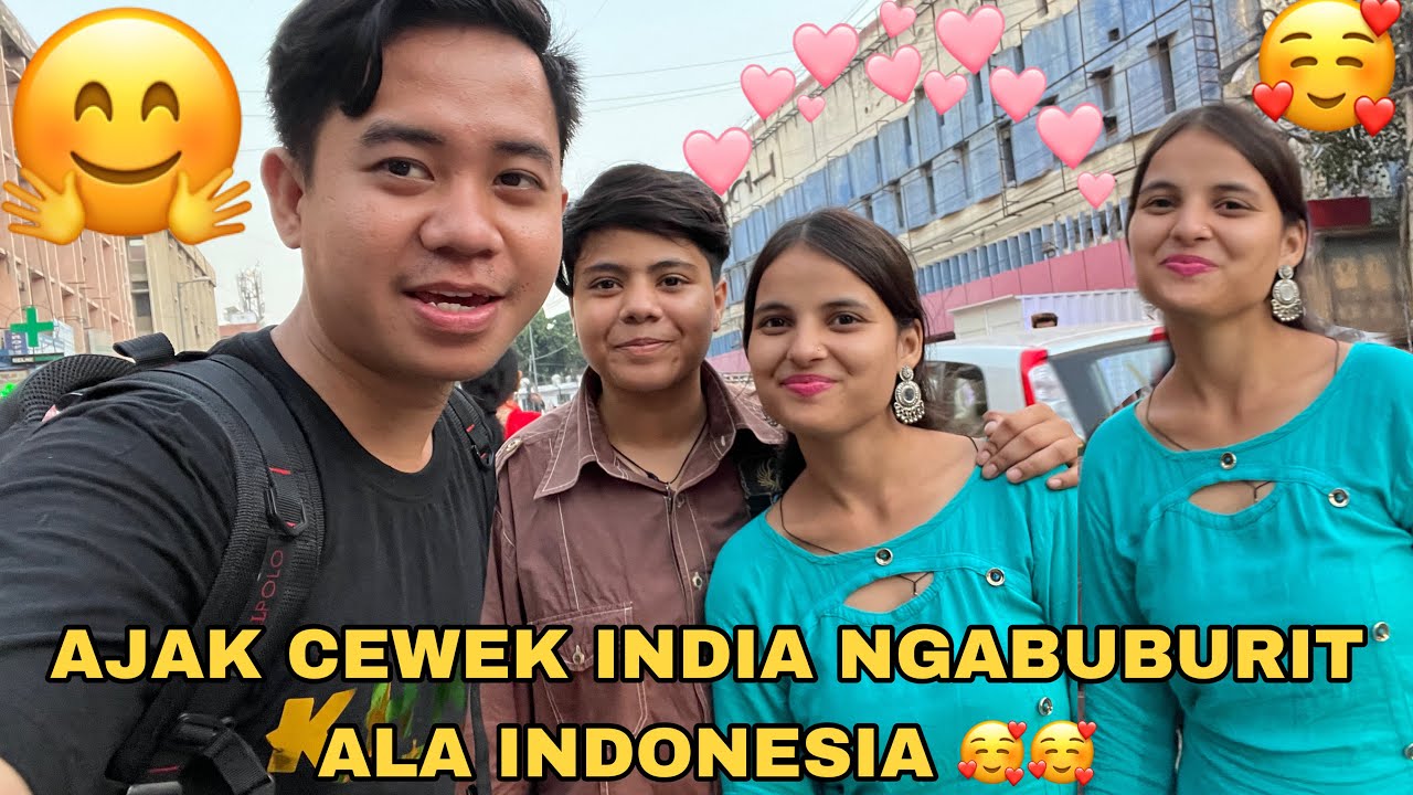 GEMESH BANGET AJAK CEWEK CANTIK INDIA INI NGABUBURIT KELILING PASAR SABTU INDIA!!JAGO NGELAWAK DIA😂