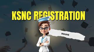 KSNC REGISTRATION Karnataka Nursing Council Registration | How  to do registration in Karnataka