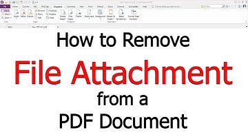 How to Remove File Attachment from a PDF Document in Foxit PhantomPDF