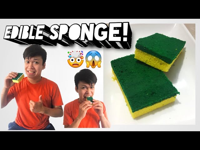Edible Sponge Cake Recipe - Perfect for Pranks!! class=