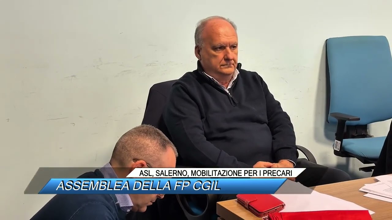 ✅ ASL, SALERNO, MOBILITAZIONE PER I PRECARI: ASSEMBLEA DELLA FP CGIL |SUD TV 114|