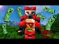 We Try to Survive CREEPER RAIN and it was a Disaster in Minecraft Multiplayer Mods!