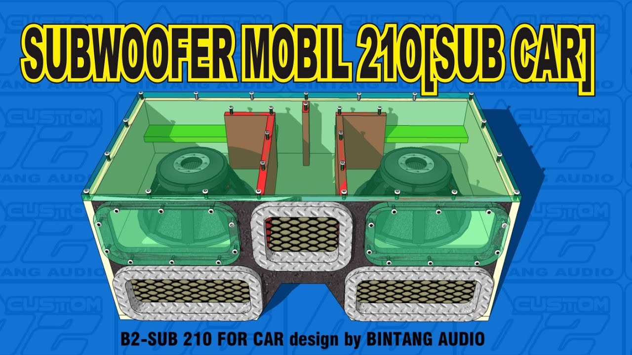  SKEMA  BOX SUBWOOFER  MOBIL  SUB  CAR 210 YouTube