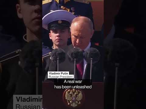Putin Vows Victory in Ukraine at Scaled-Back Red Square Parade