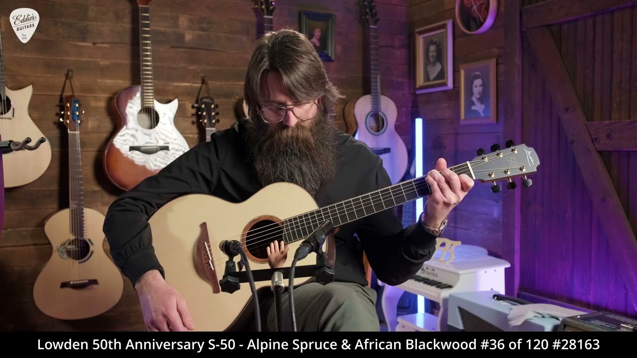 Lowden 50th Anniversary S-50 - Alpine Spruce & African Blackwood