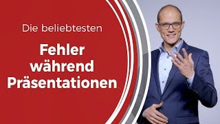 Die 12 beliebtesten Fehler während Präsentationen