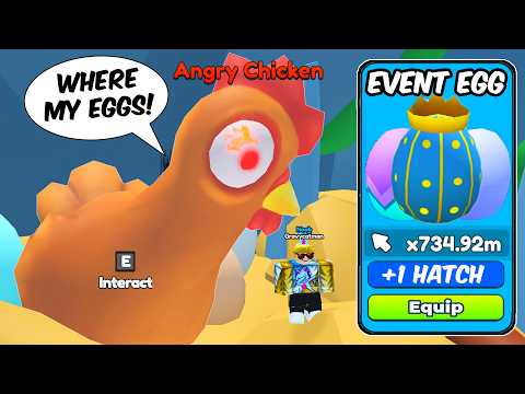 EVERY ANGRY CHICKEN EGG LOCATION & NEW WORLD 3 PORTAL in Tap Simulator