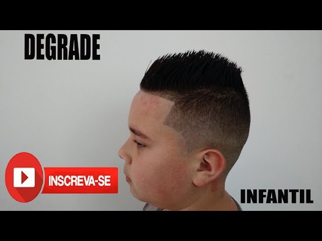 corte de cabelo degrade arrepiado